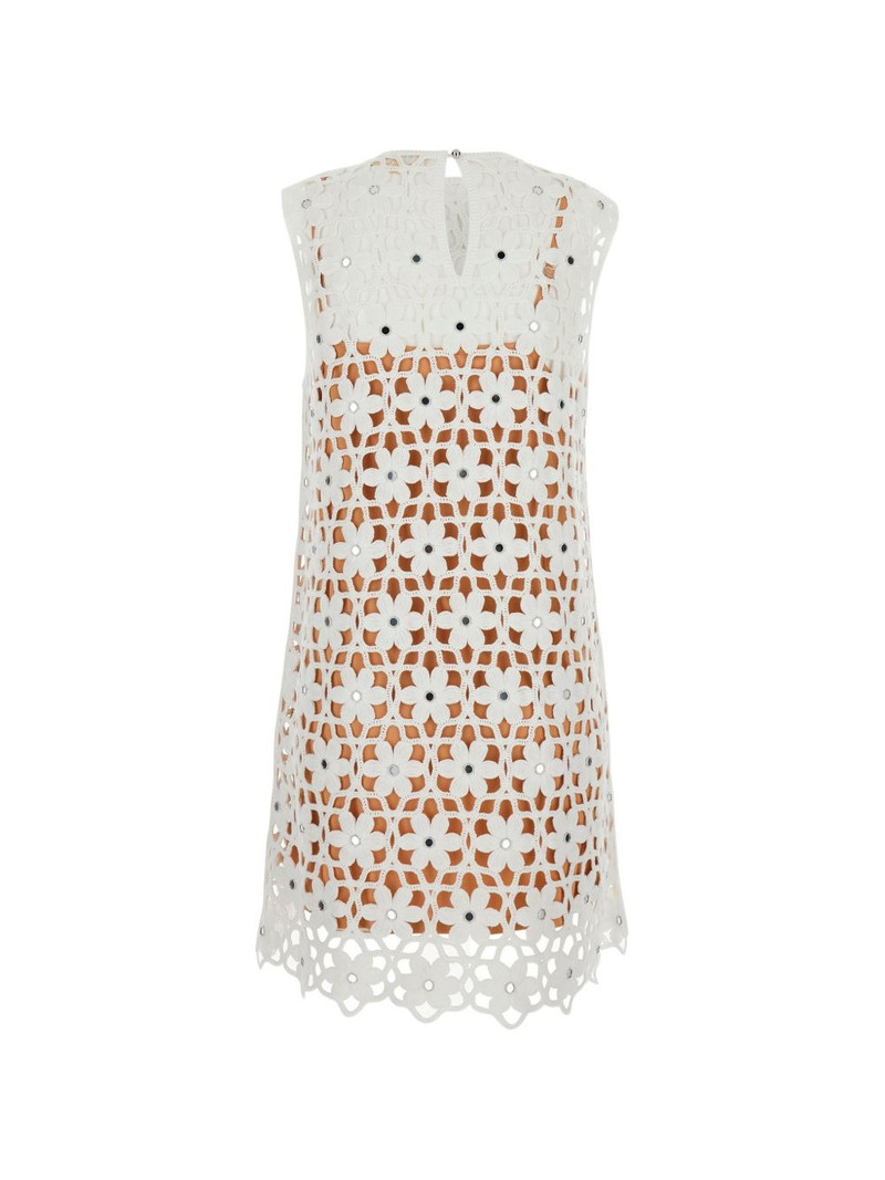 MICHAEL KORS floral appliqué dress outlook