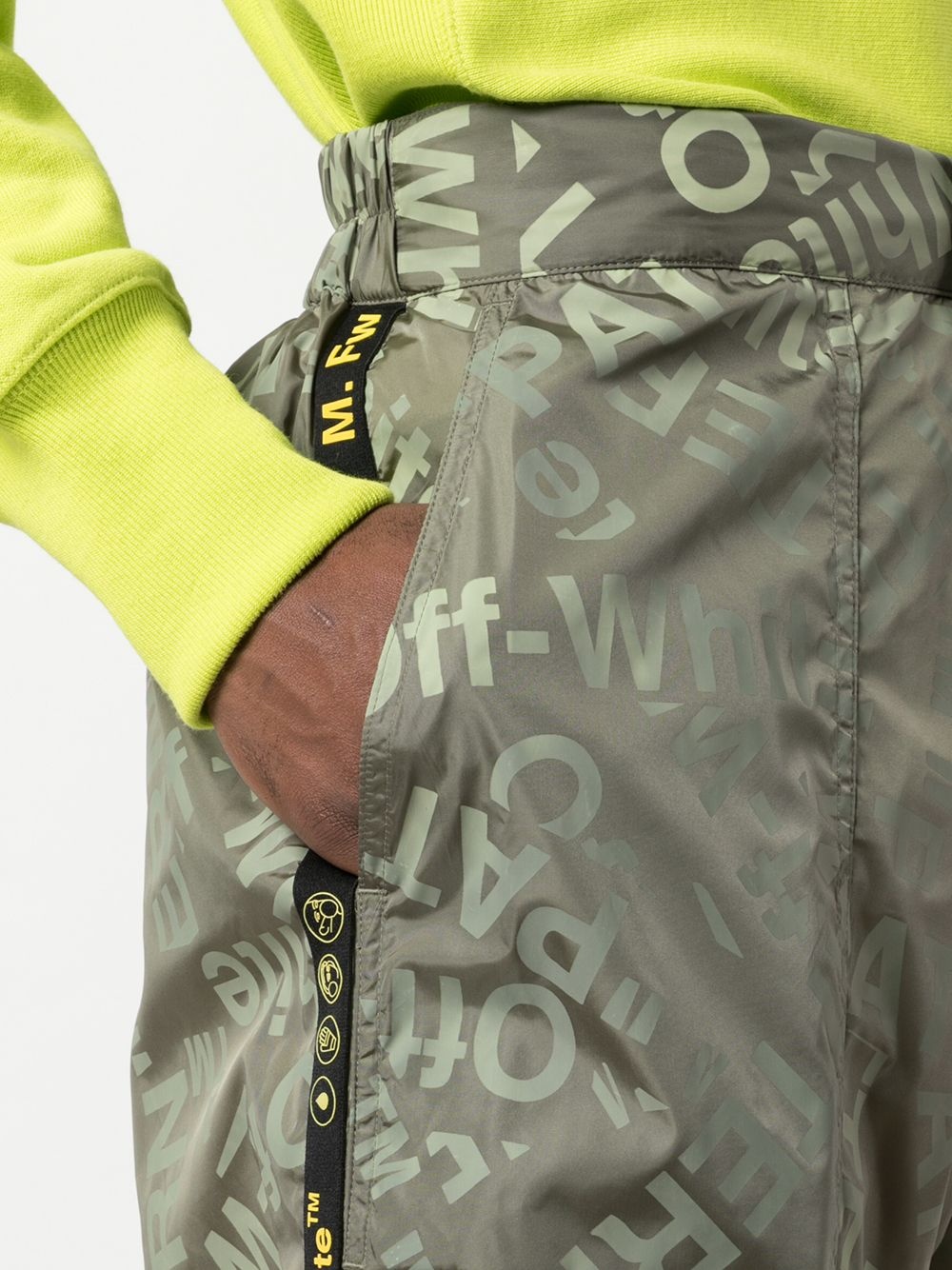 all over logo track trousers - 5