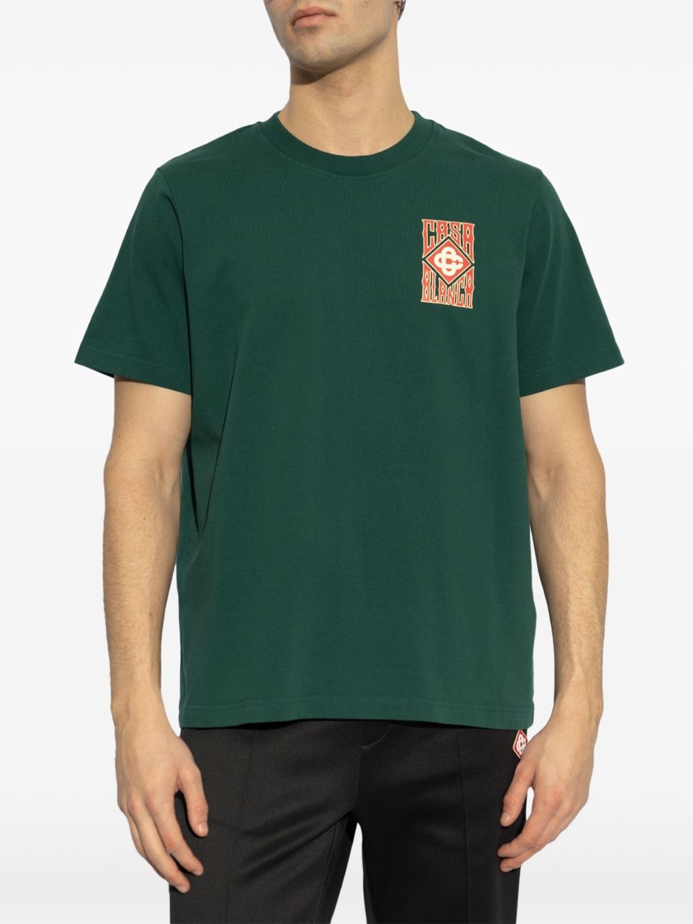 logo-print T-shirt - 3