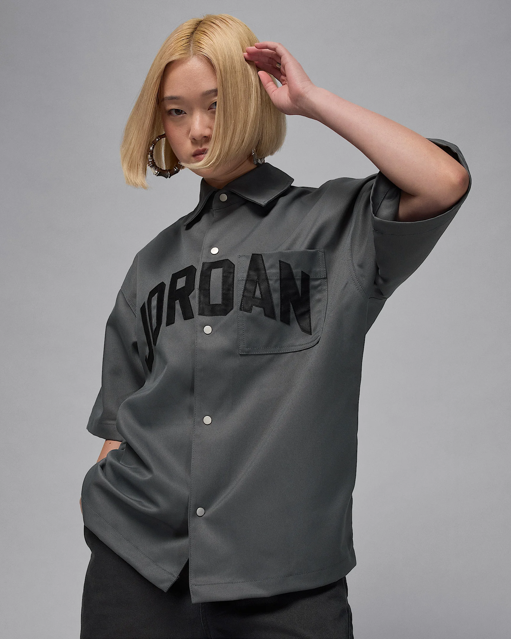 Jordan Flight Women's Woven Short-Sleeve Top - 1