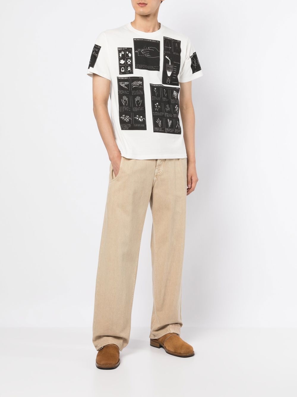 all-over graphic-print T-shirt - 2