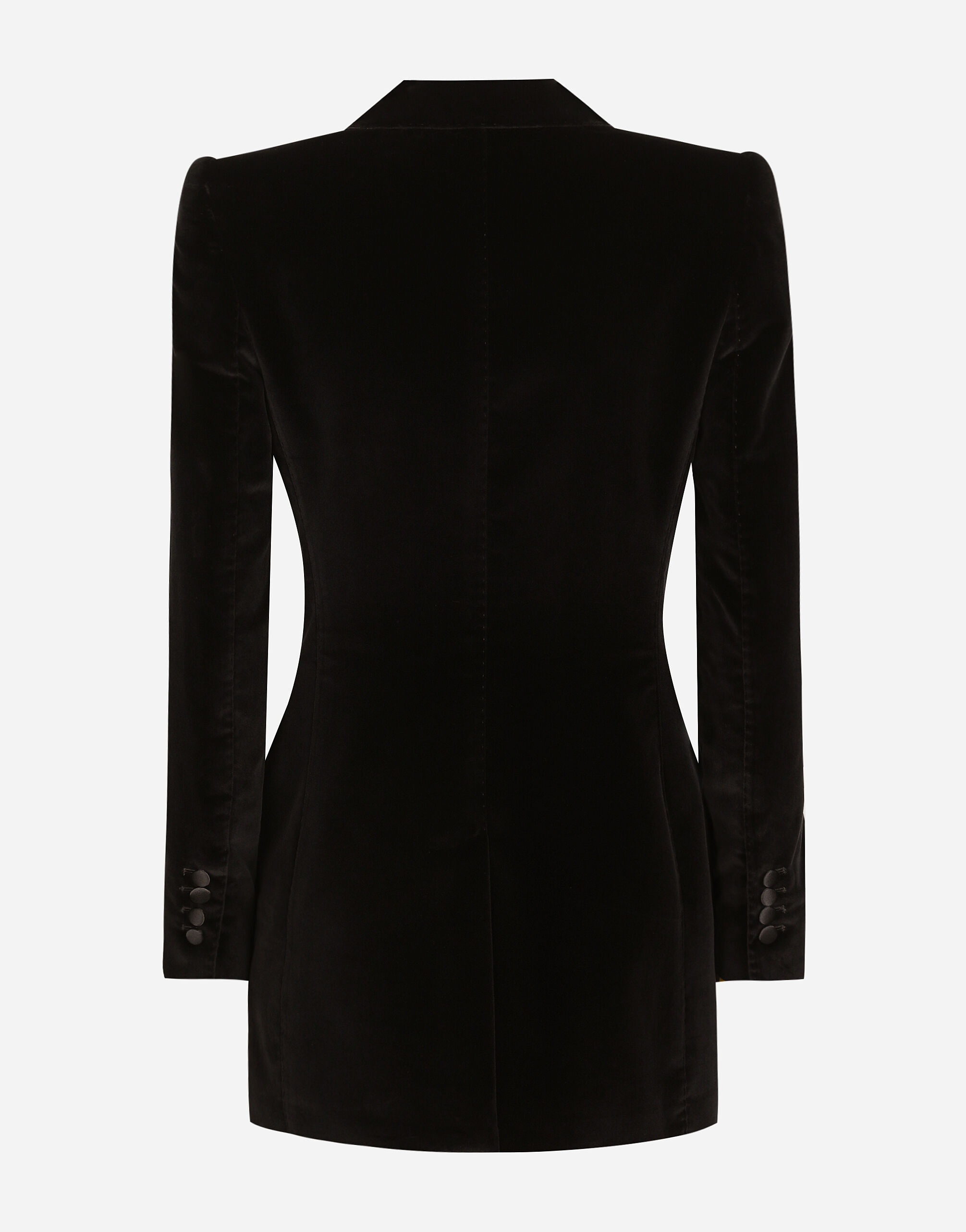 Single-breasted velvet Turlington tuxedo jacket - 2
