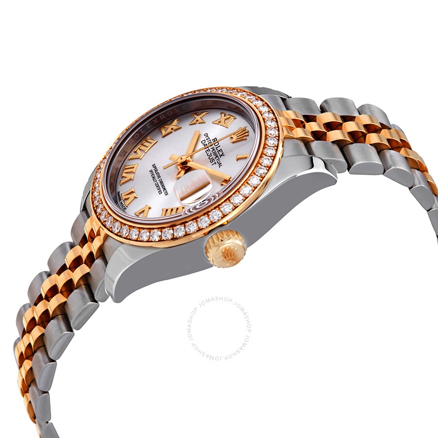 Rolex Lady-Datejust 28 Silver Dial Automatic Ladies Steel and 18kt Yellow Gold Jubilee Watch 279383S - 2