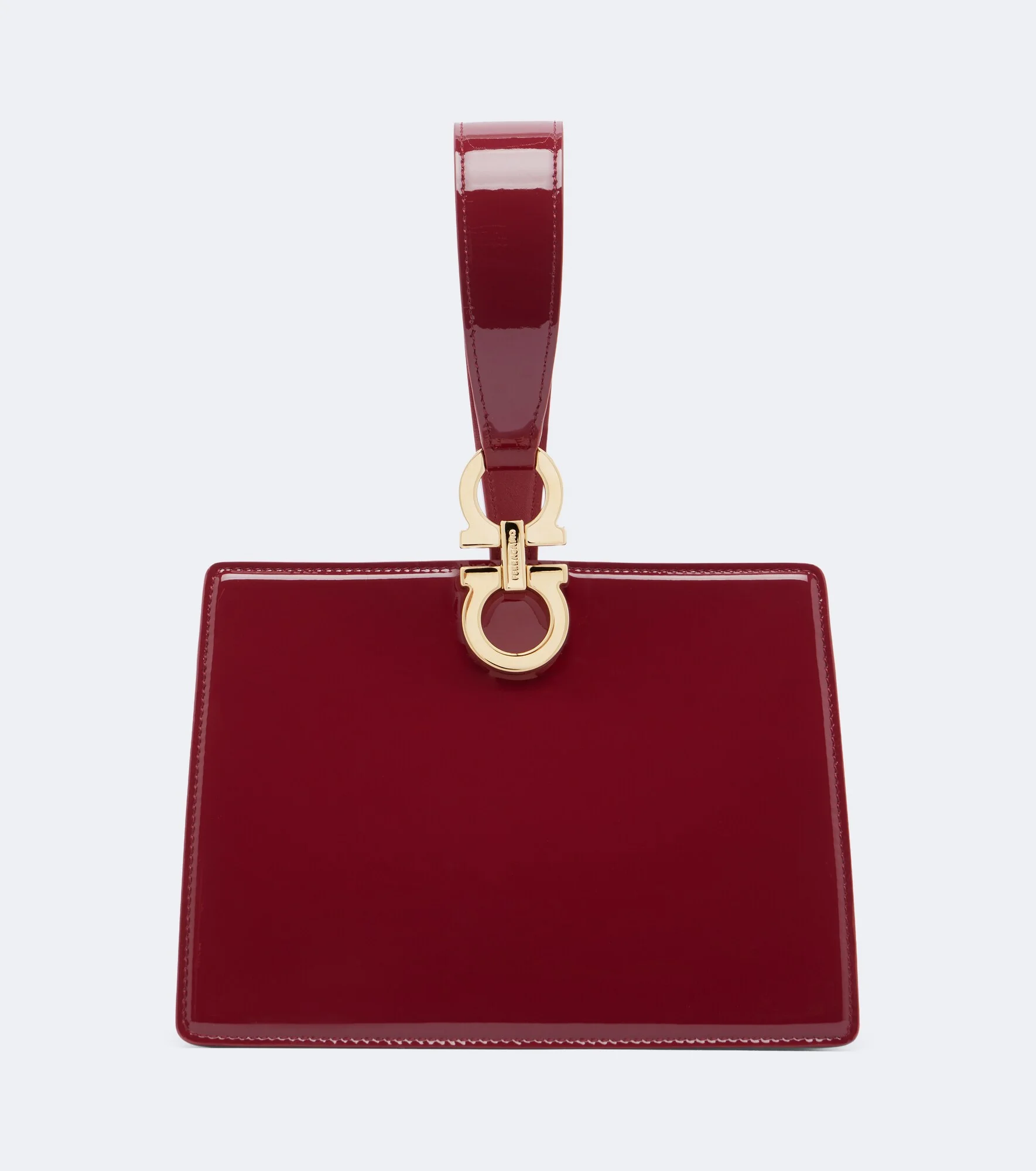 Mini patent leather clutch - 1