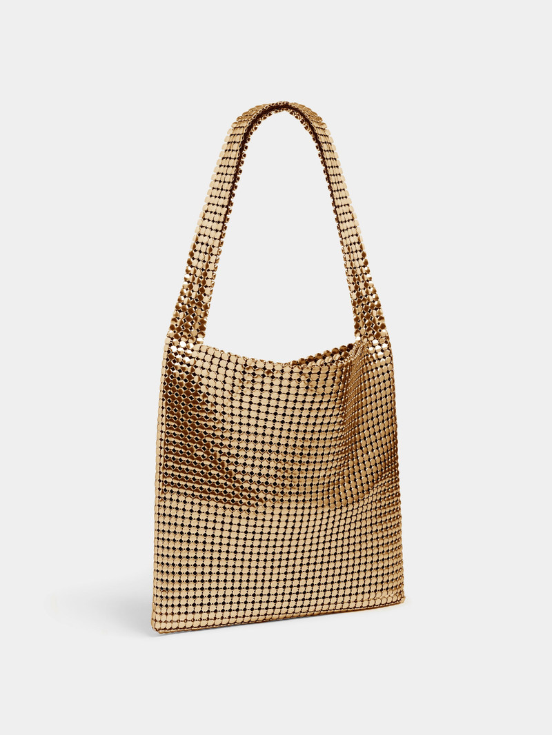 rabanne GOLD PIXEL BAG outlook