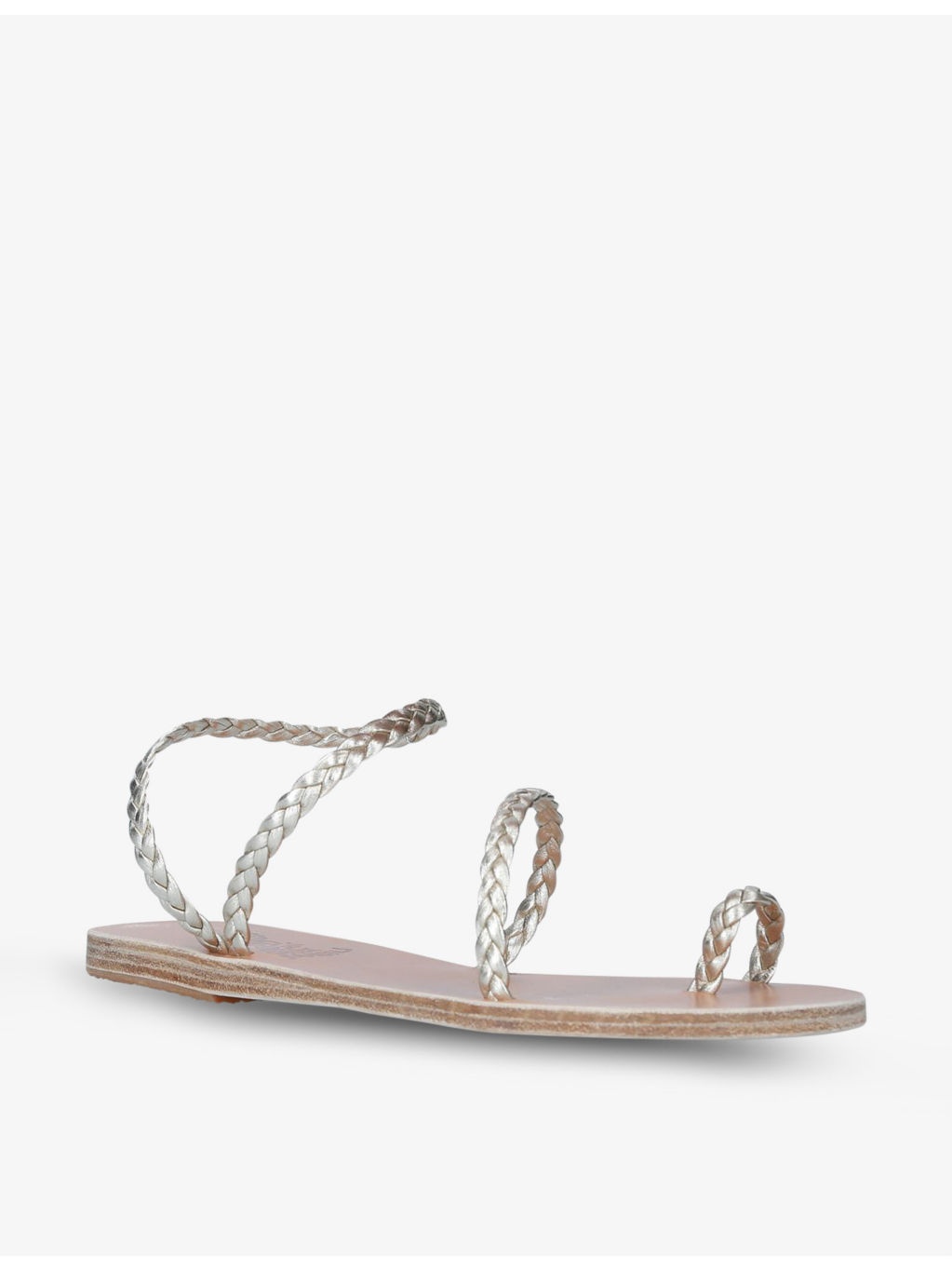 Eleftheria braided leather sandals - 4