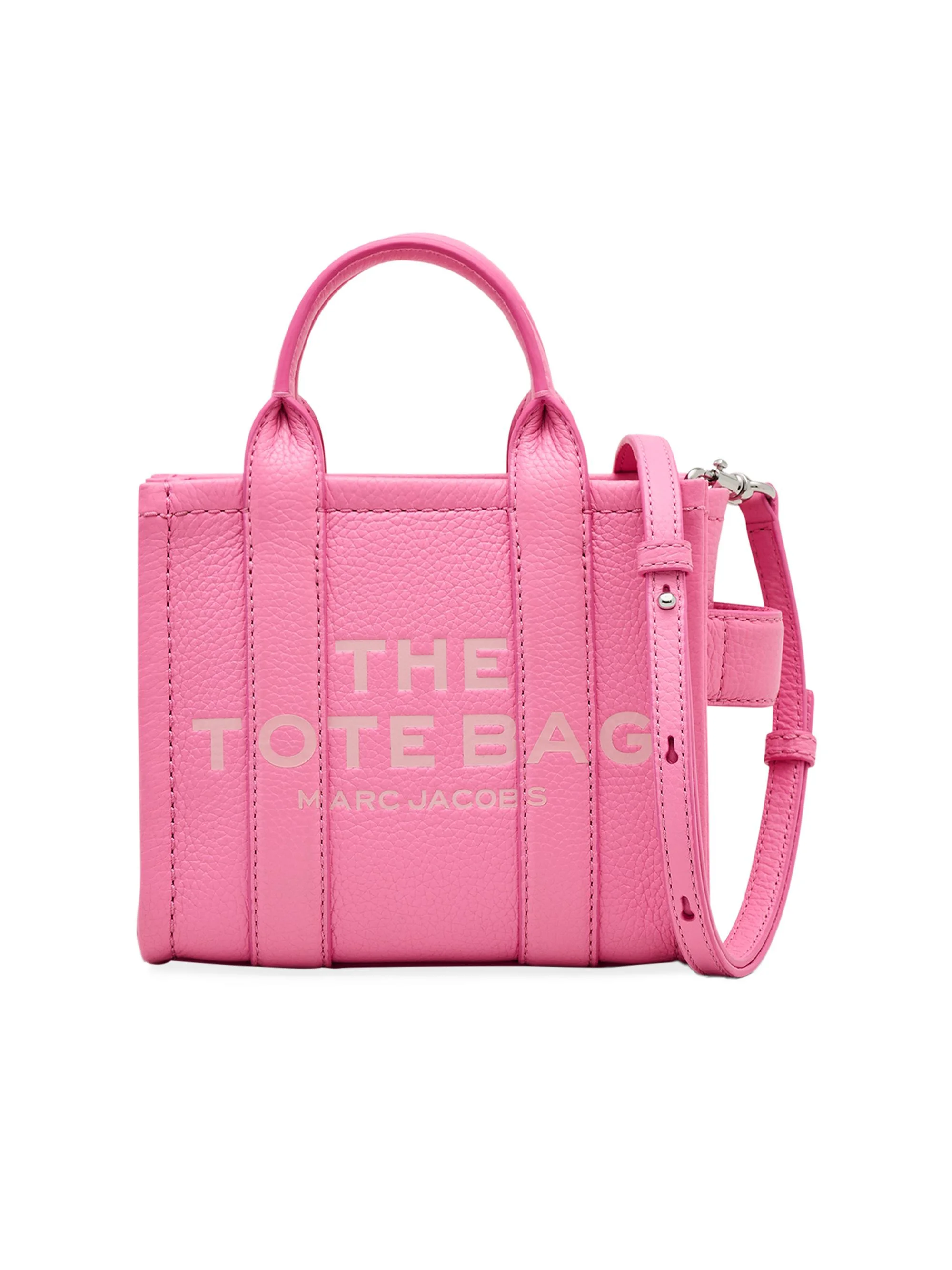 Women's The Leather Crossbody Tote Bag - Petal Pink - 1