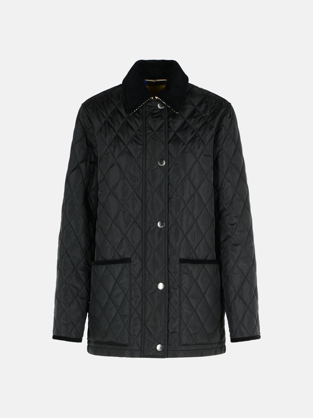 'BROADWAY' BLACK POLYAMIDE JACKET - 1