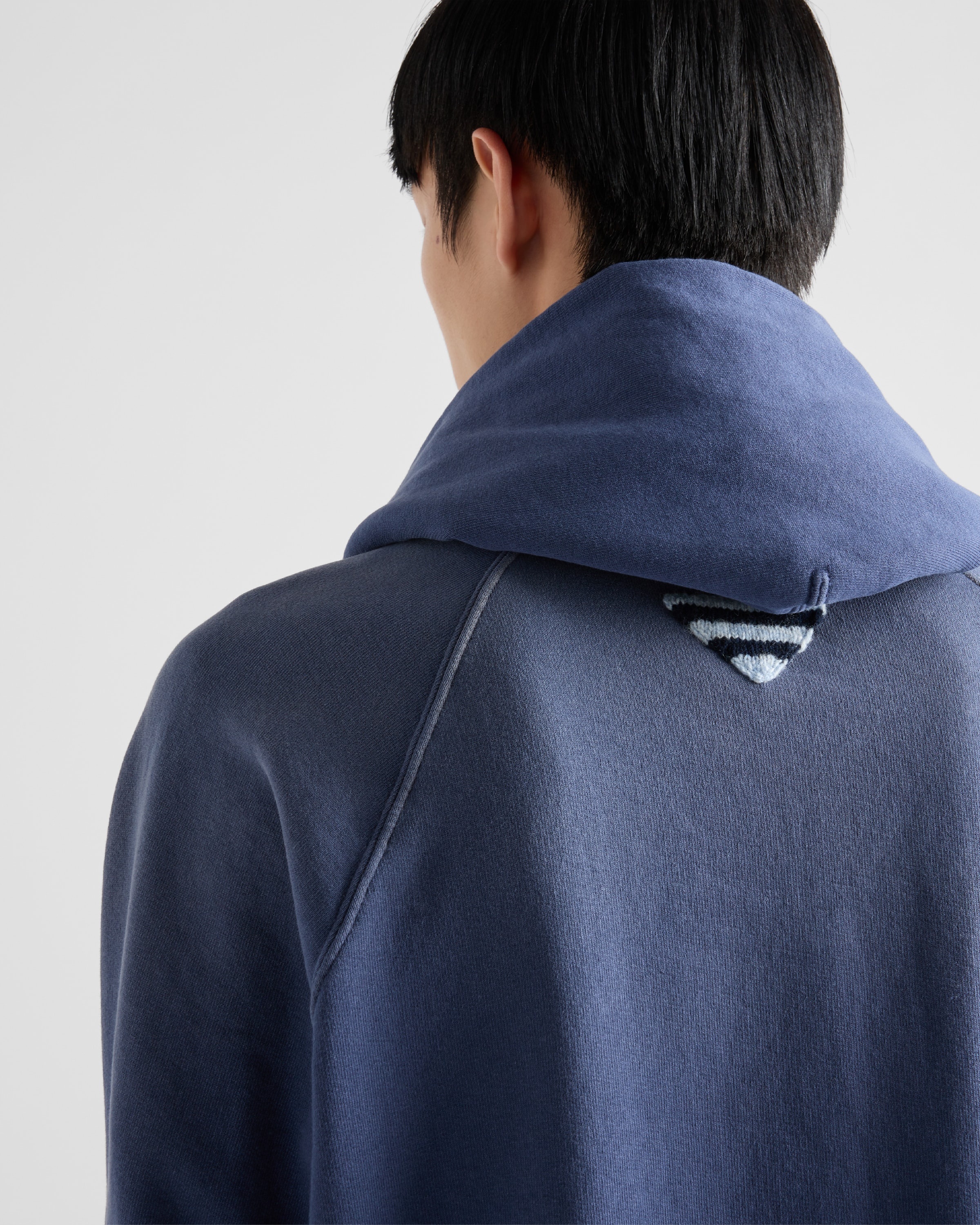 Printed cotton fleece hoodie - 4