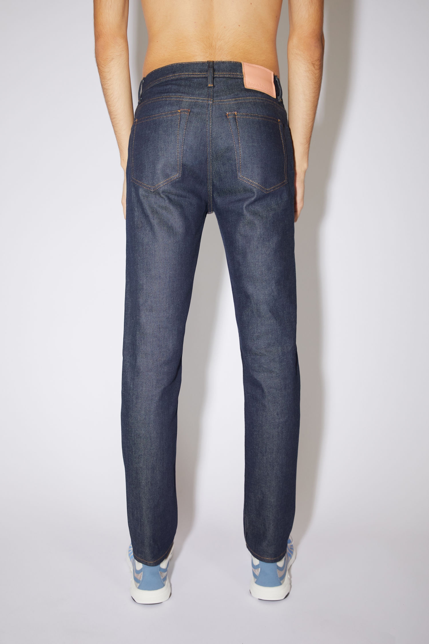 Slim tapered jeans - Indigo blue - 3