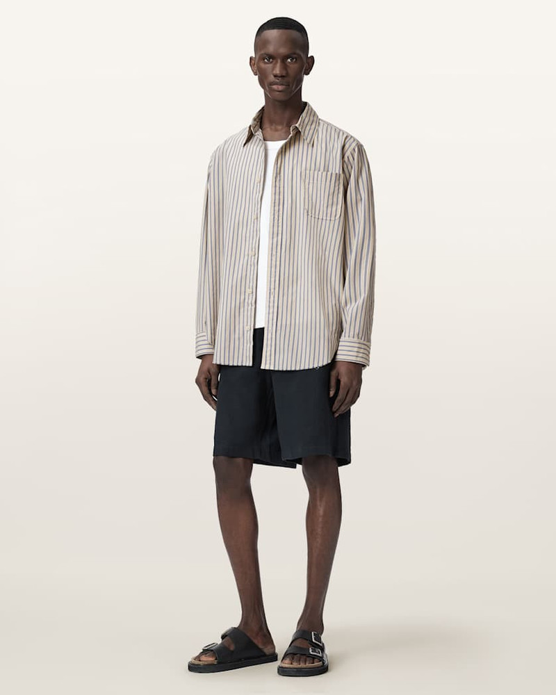 ROMA OVERSIZED LONG SLEEVE STRIPED SHIRT 6
