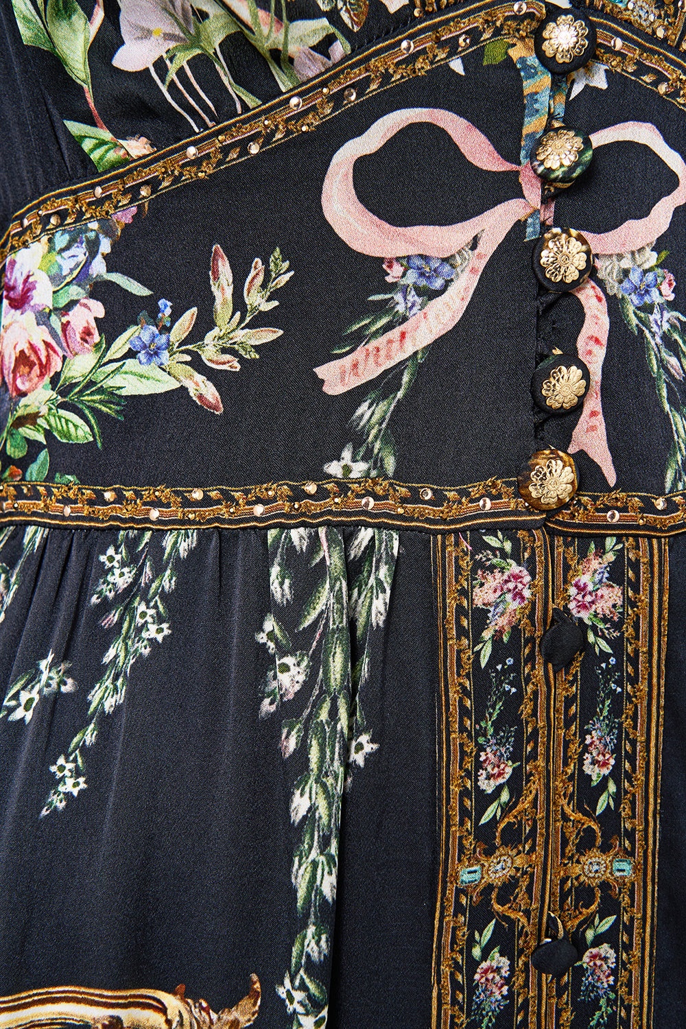 KIMONO SLEEVE DRESS WITH SHIRRING DETAIL - 7