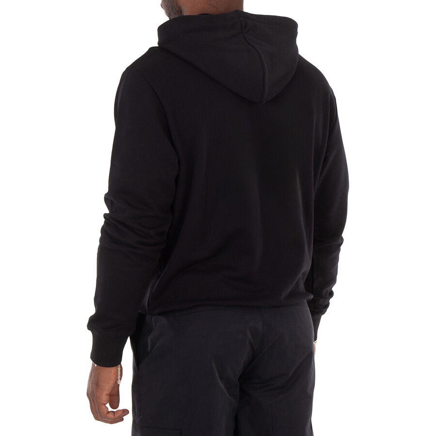Balmain Logo Print Cotton Jersey Hoodie - 4