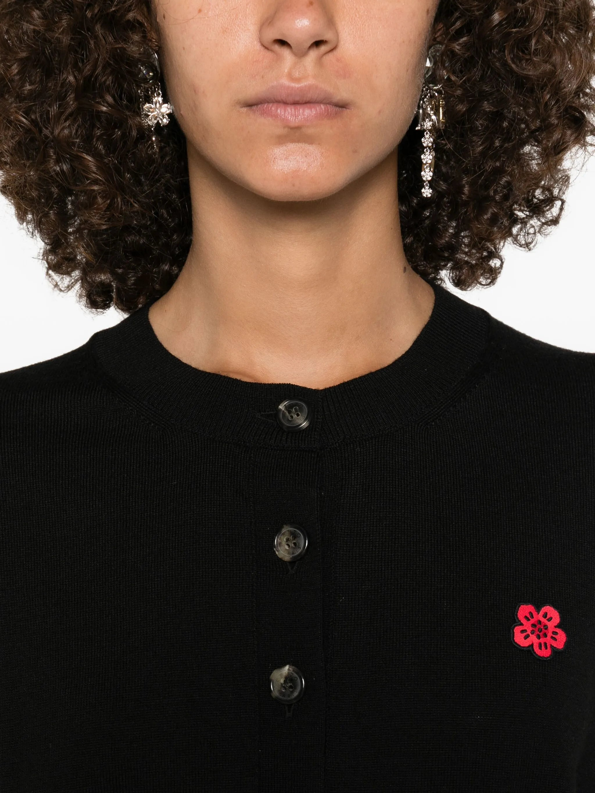Kenzo Boke Flower Buttoned Cardigan - 3