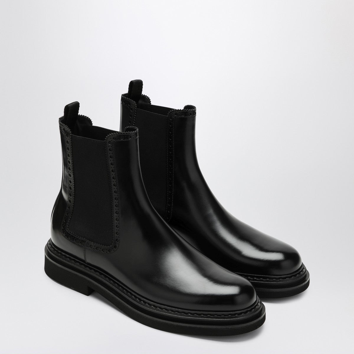 Dolce & Gabbana Dolce&Gabbana Black leather ankle boot - 1