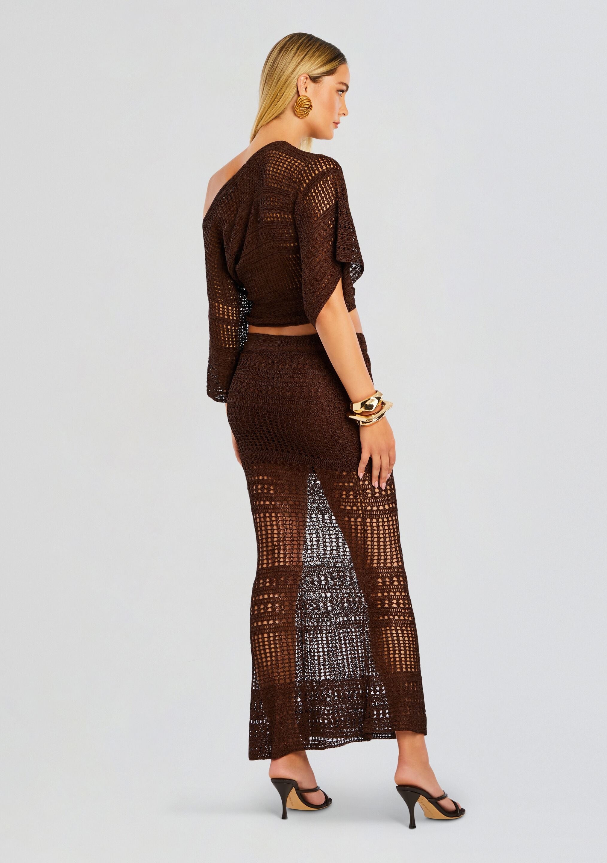 TOPANGA CROCHET MAXI SKIRT - 3