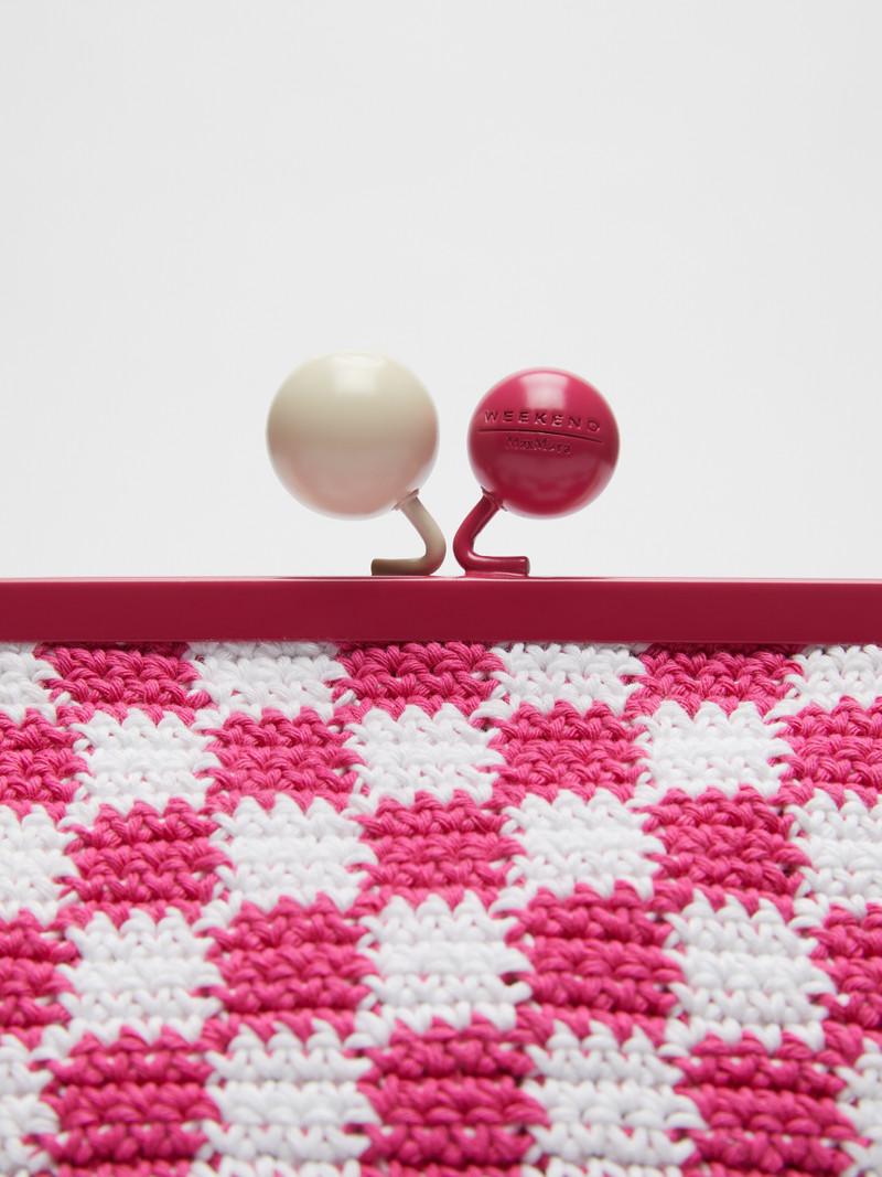 SALMONE Damier cotton Pasticcino Bag 5