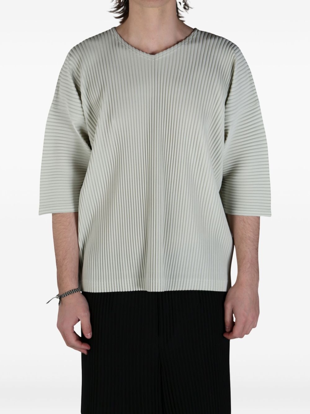 pleated T-Shirt - 2