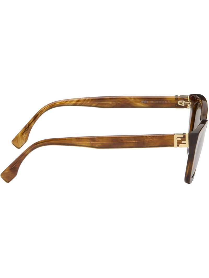 FENDI Brown 'Forever Fendi' Sunglasses outlook