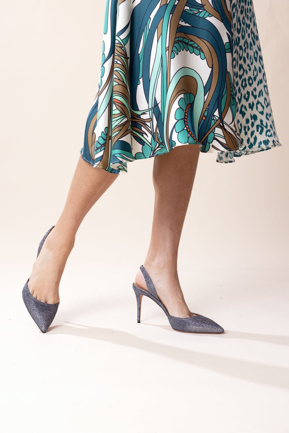 So Nude Slingback Pump - Anthracite - 4