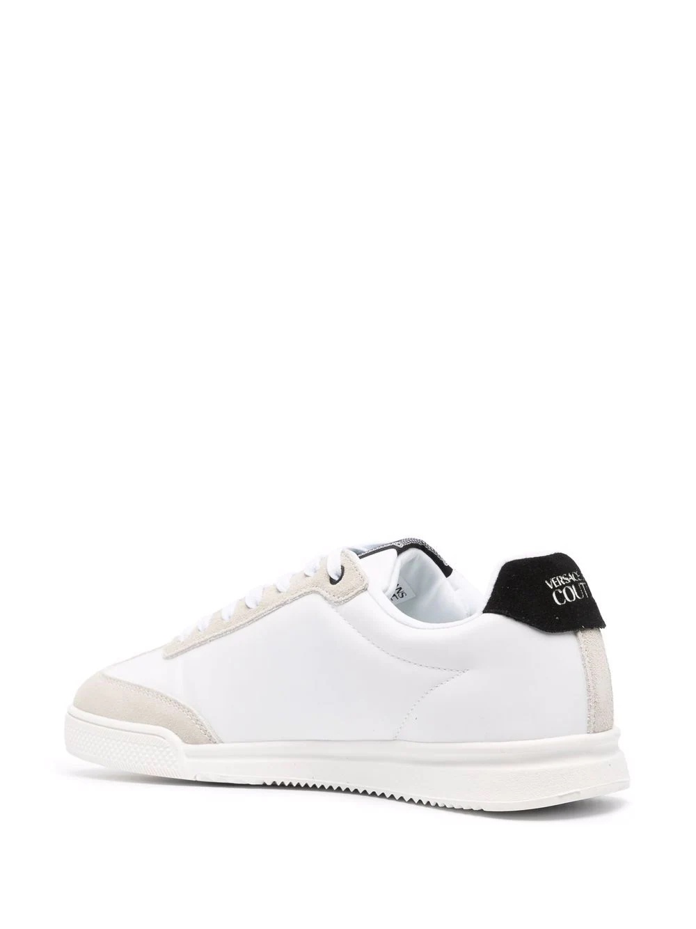 logo print panelled sneakers - 3