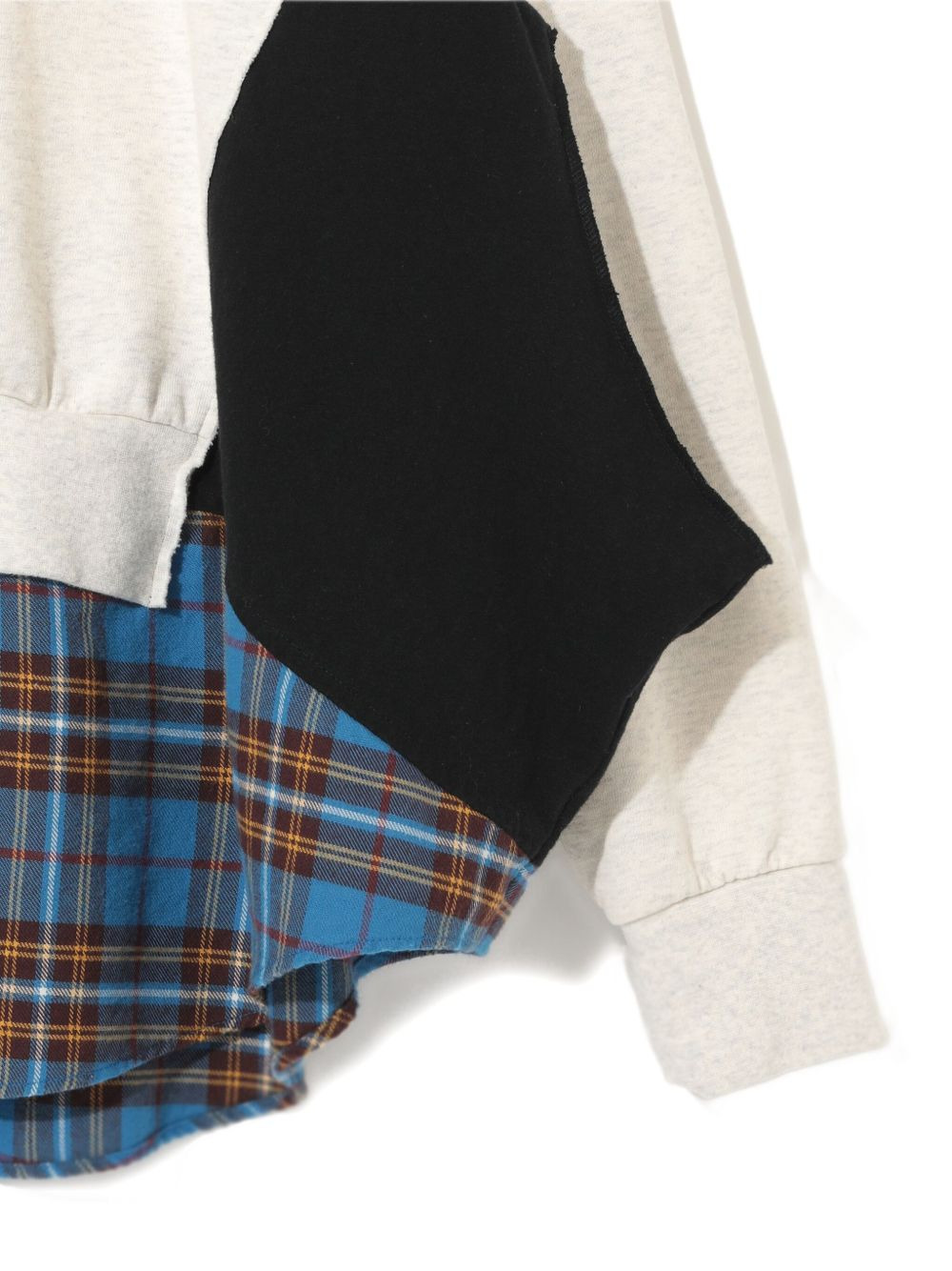 patchwork panelled sweatshirt - 3