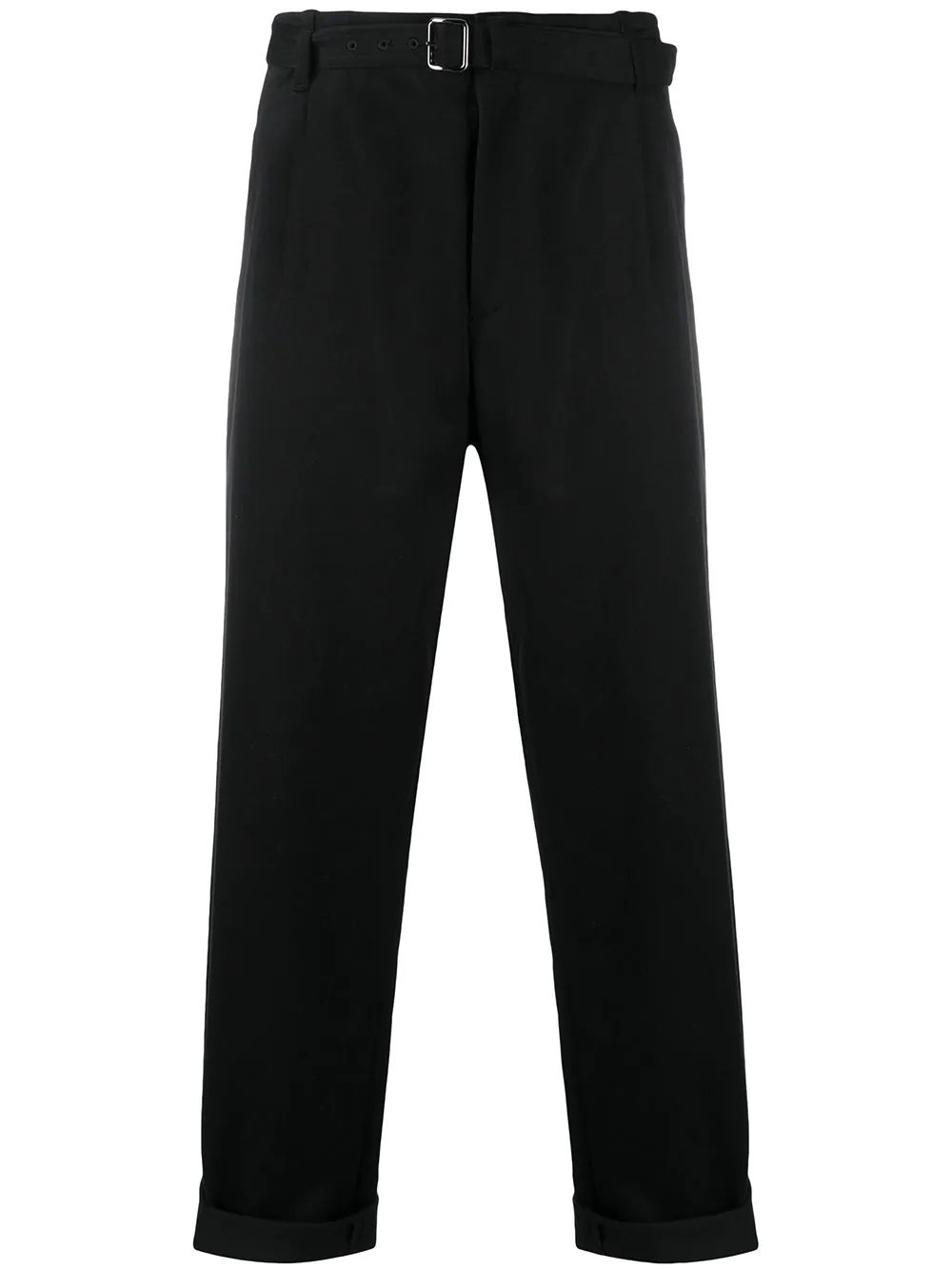 belted cropped trousers  - 1