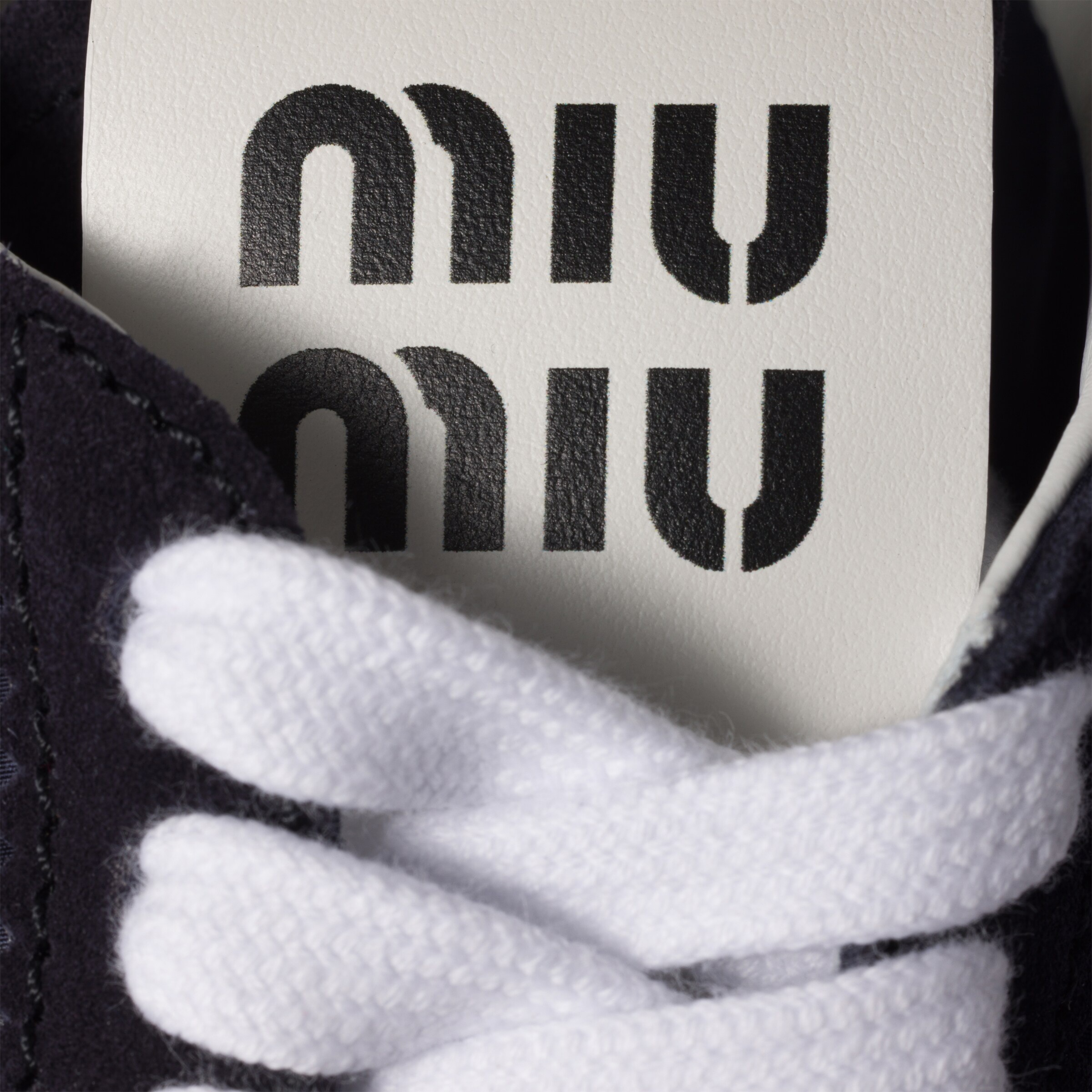 Plume technical fabric and suede sneakers - 4