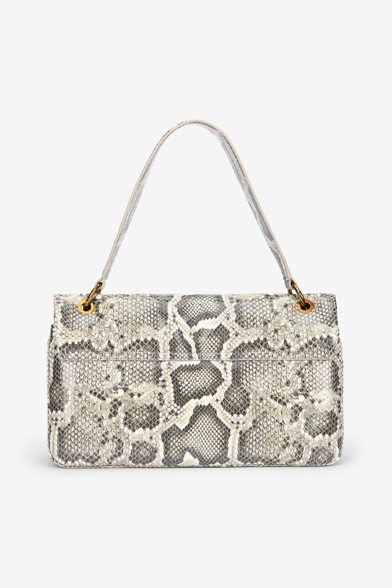 Rock Shoulder Bag With Python Print 3