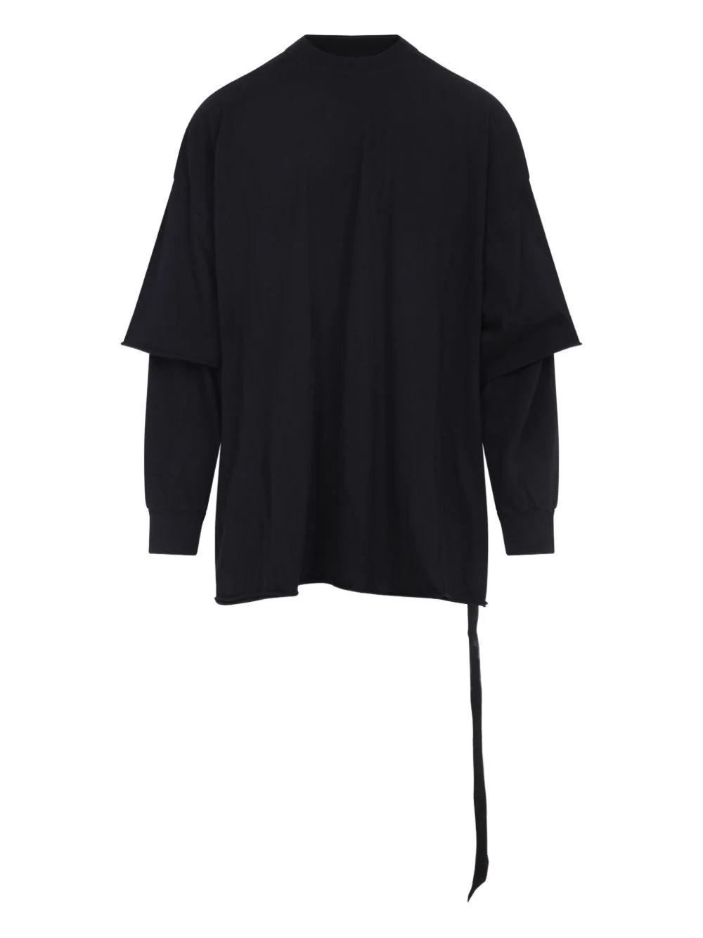 double-layered long-sleeve sweater - 1