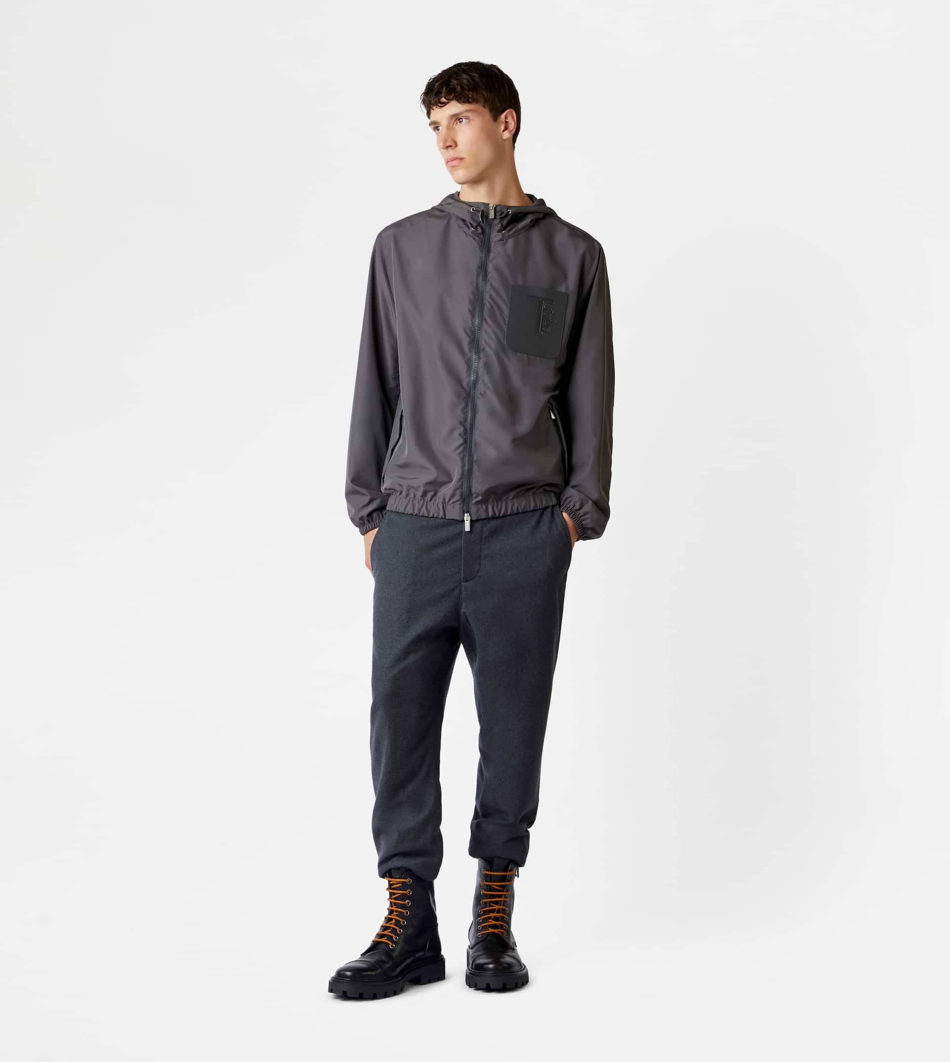 TOD'S WINDBREAKER - GREY - 2