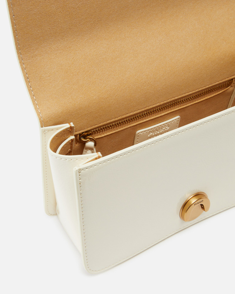 LOVE BAG SMALL LEATHER-EFFECT CROSSBODY BAG 4