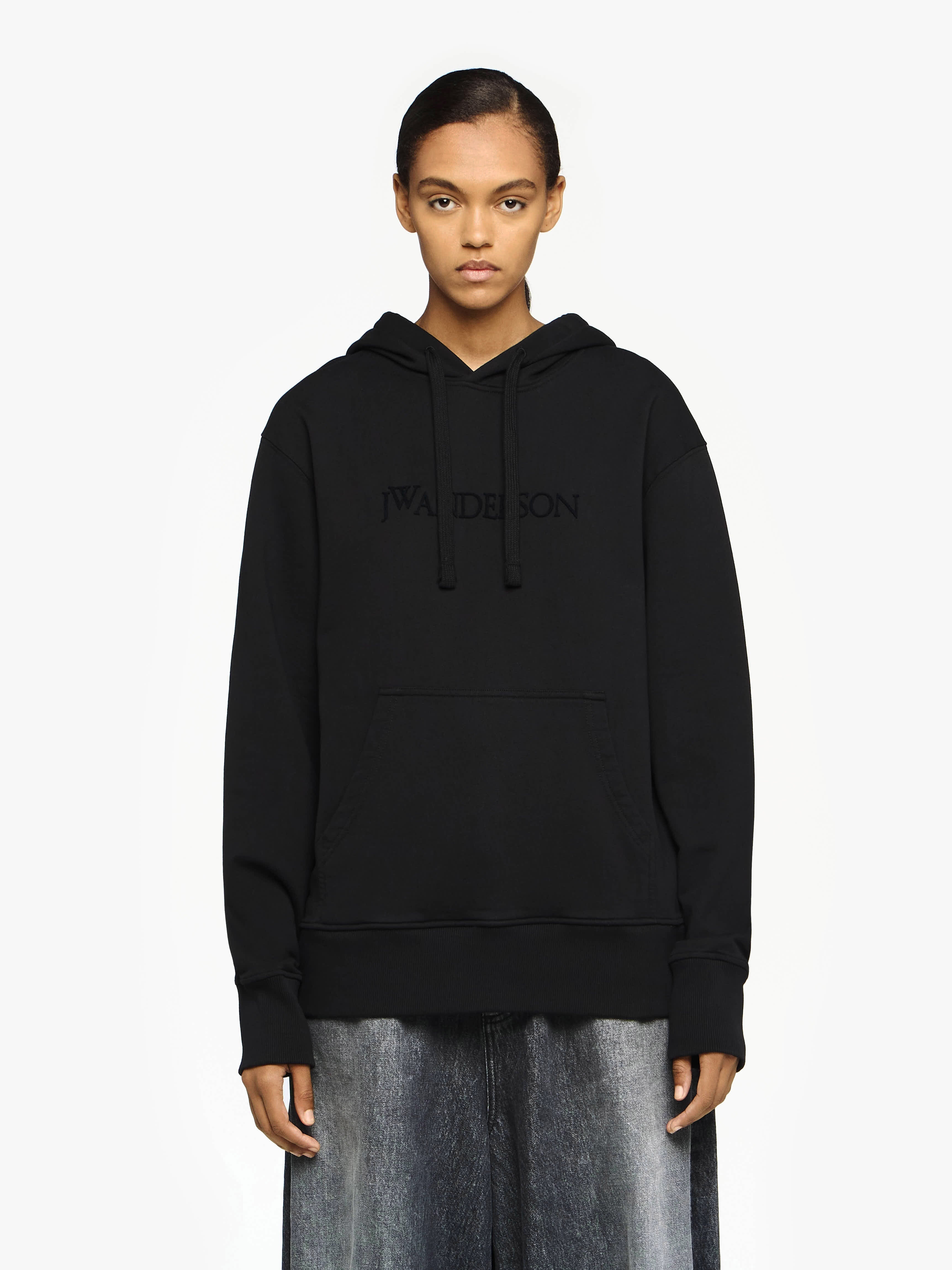 CLASSIC LOGO EMBROIDERY HOODIE - 2