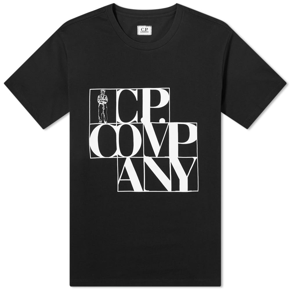 C.P. Company Large Logo Print Tee - 1