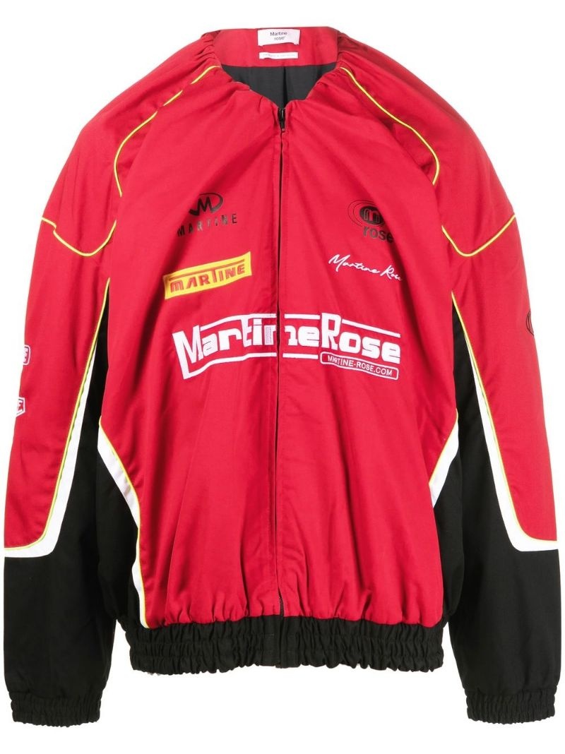 Martine Rose logo-print light-weight jacket | REVERSIBLE