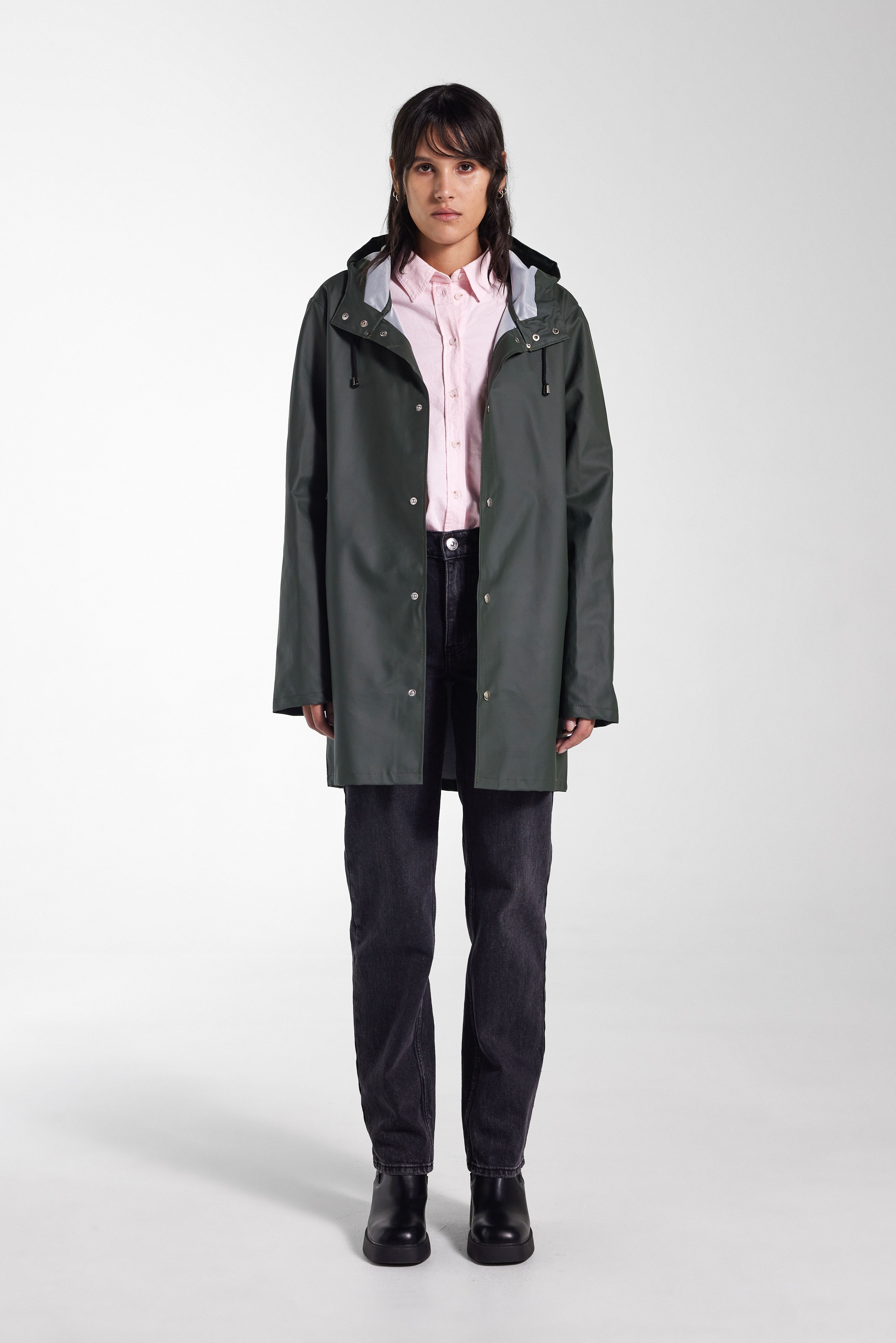 Stockholm Lightweight Raincoat Green - 4