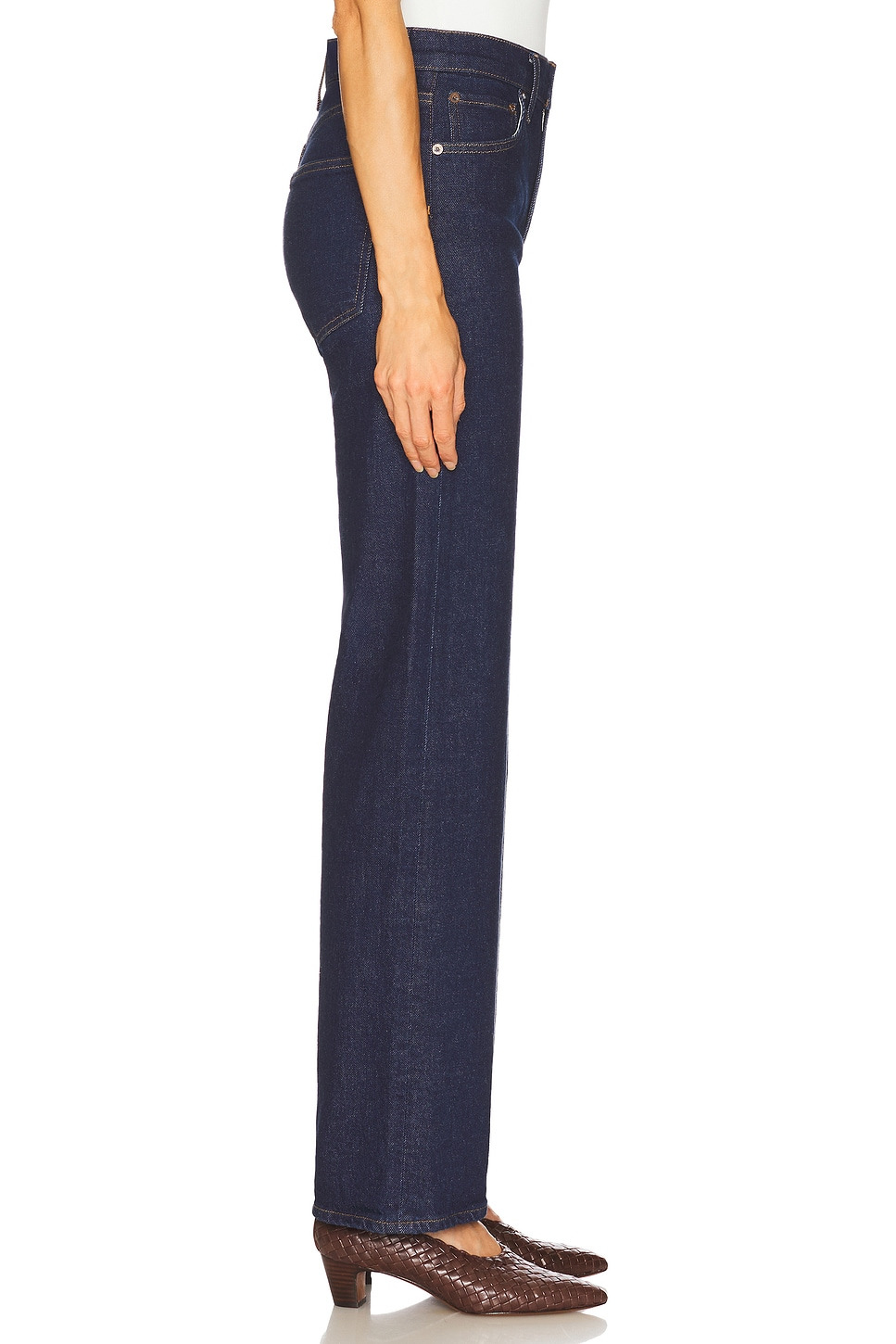 Harper Mid Rise Relaxed Straight Jeans - 3