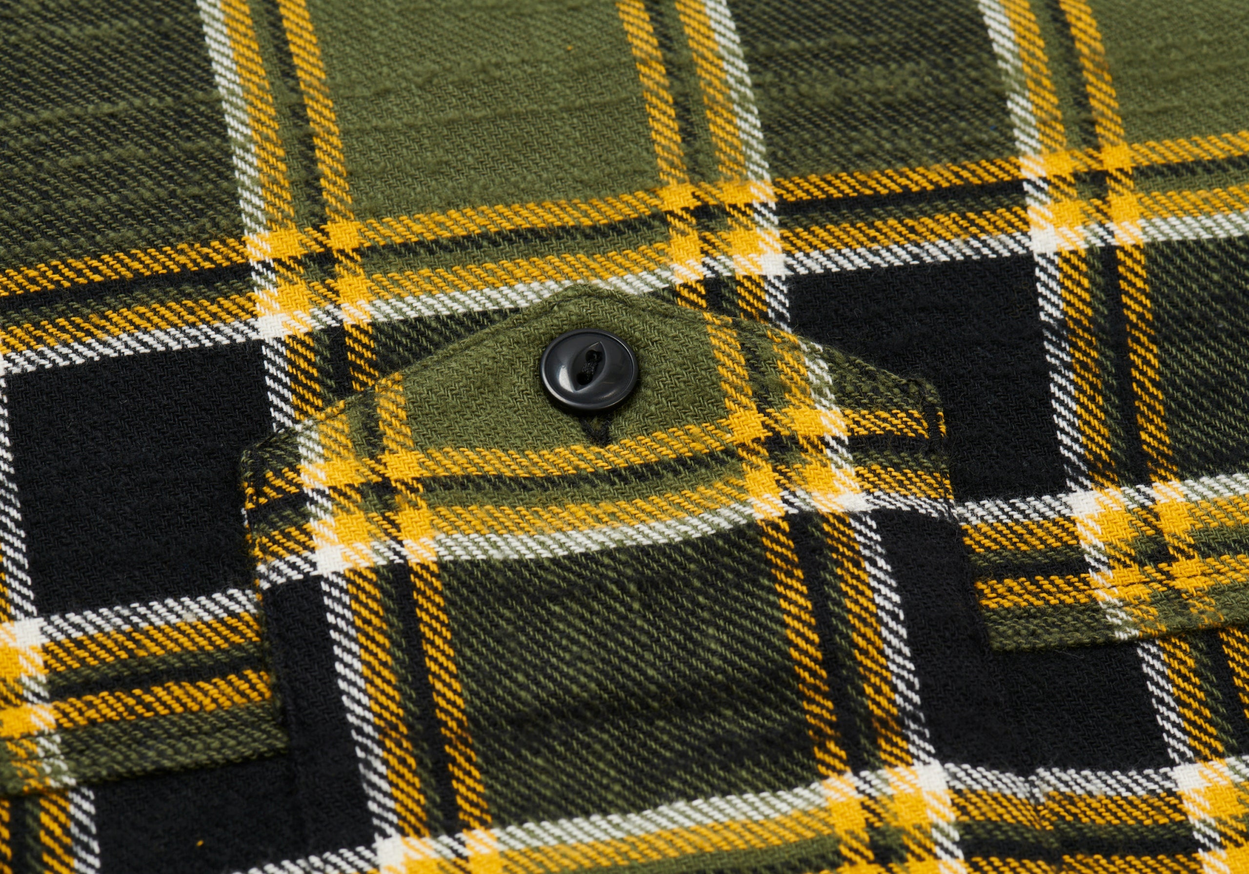 PALACE ENGINEERED GARMENTS PANEL CHECK WORK SHIRT OLIVE - 5