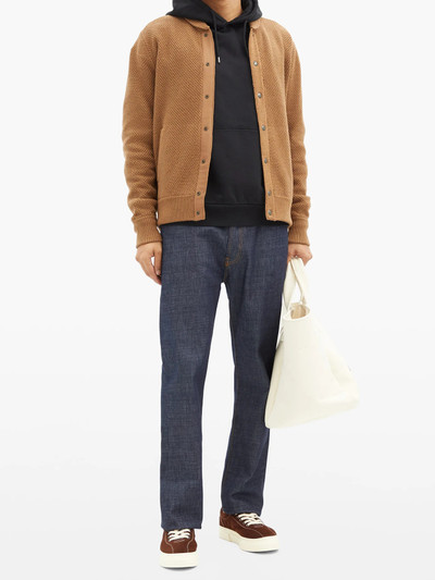 rag & bone Cardiff knit-collar cotton-blend cardigan outlook