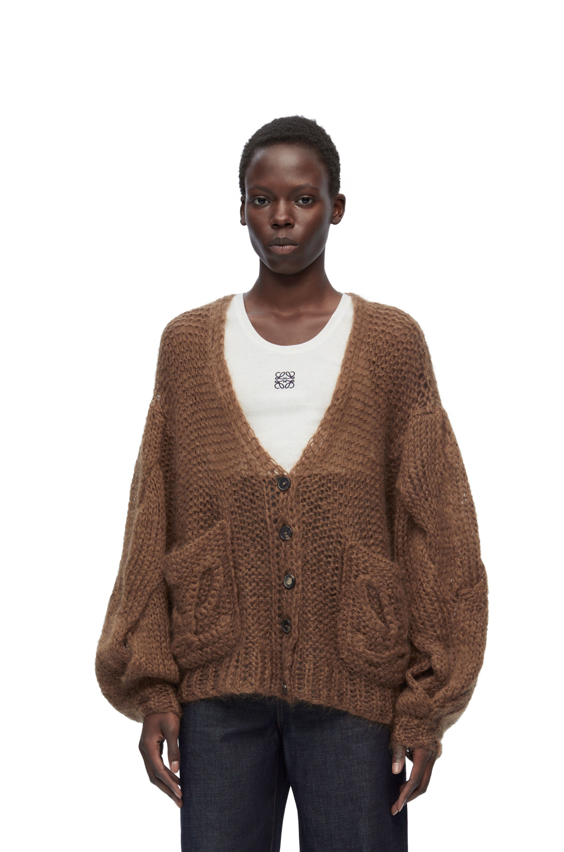 Anagram cardigan in mohair - 3