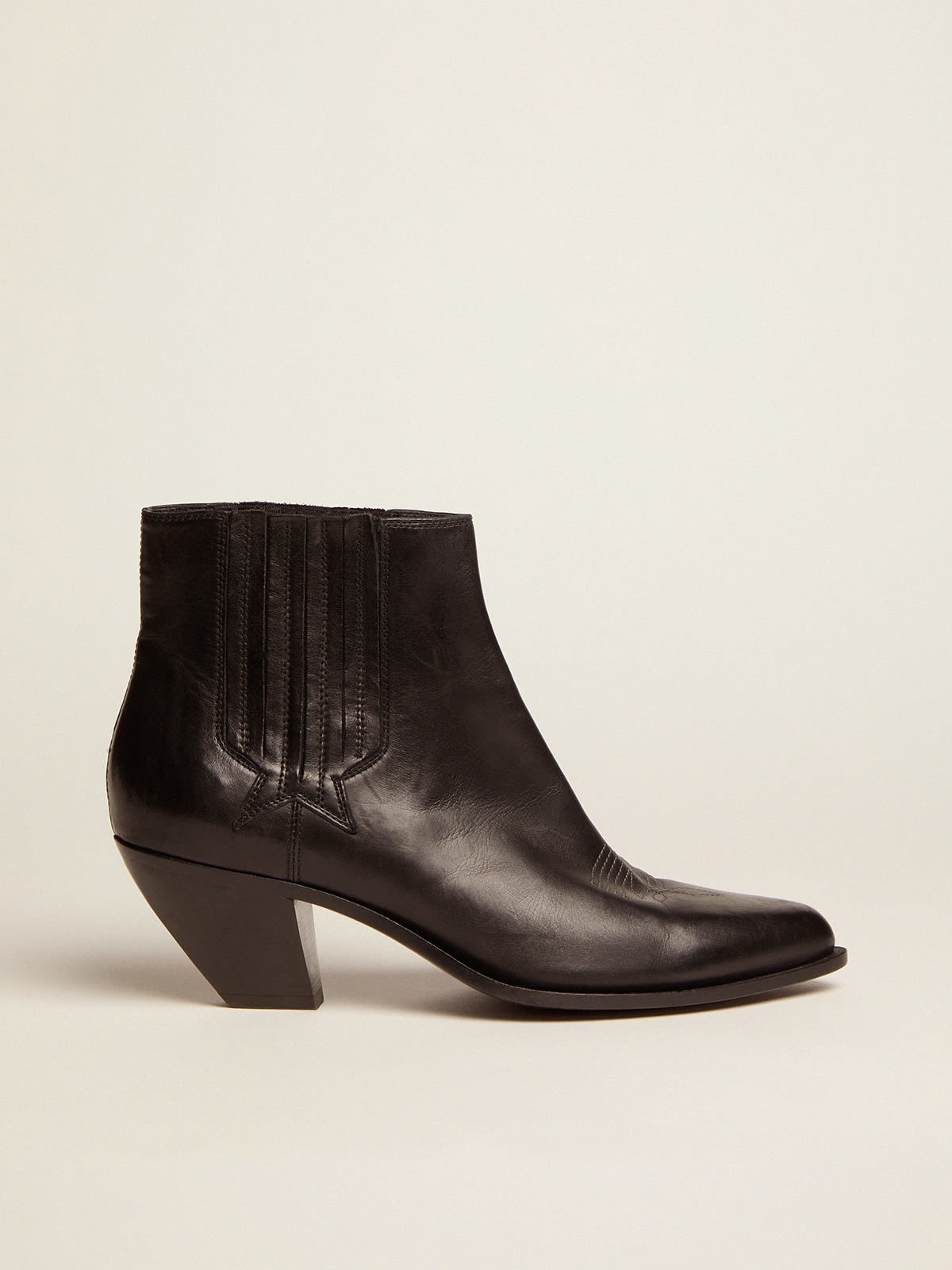 Women's Sunset boots in black leather - 1