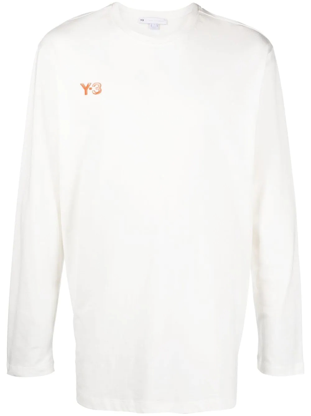 logo-print long sleeved T-shirt - 1