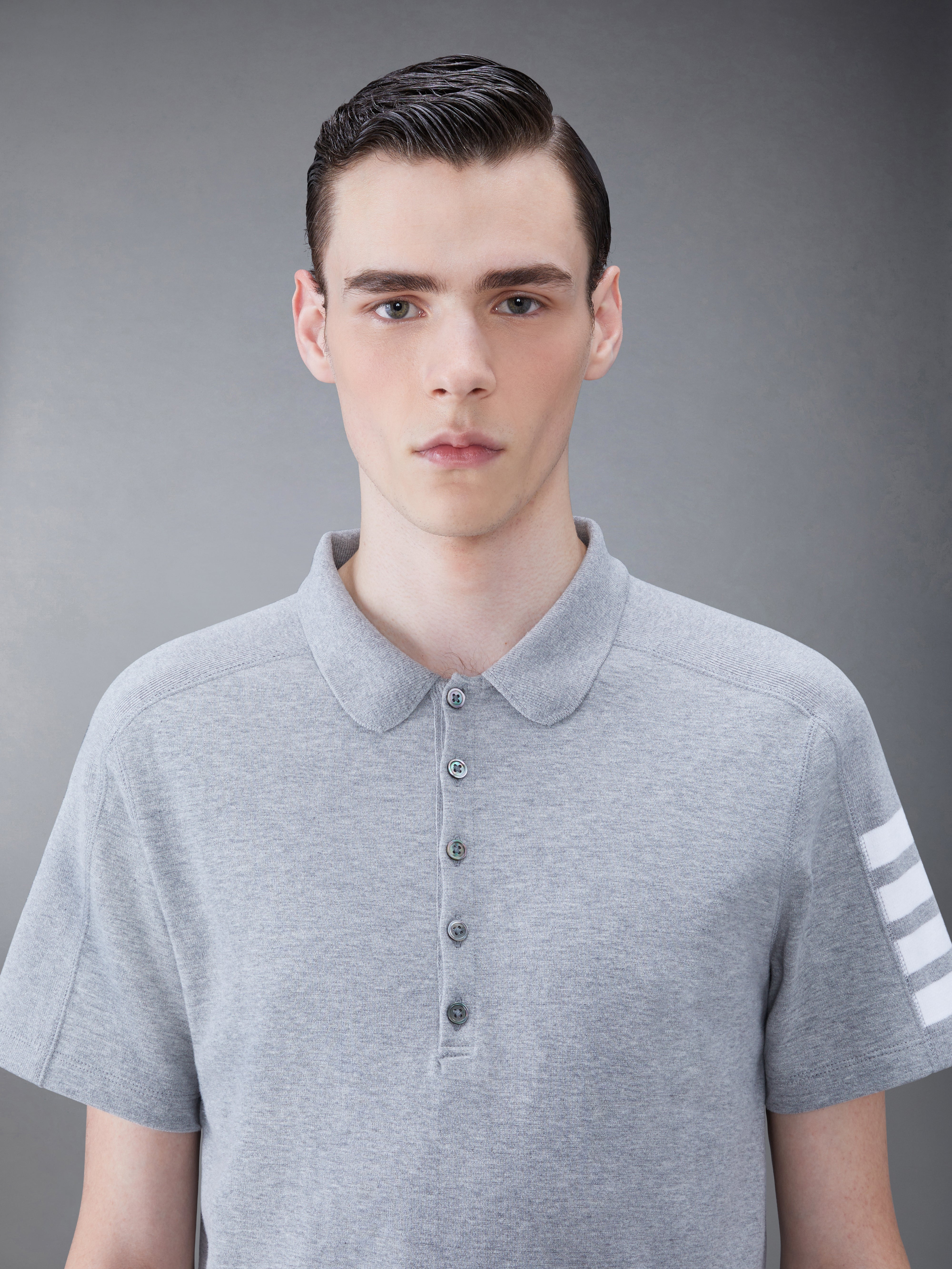 4-Bar stripe polo shirt - 4