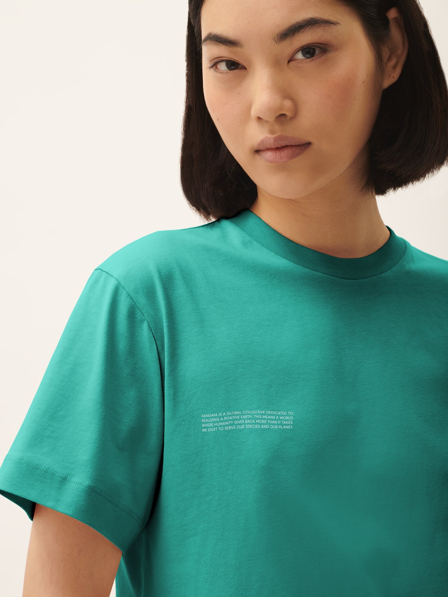 Womens 365 Midweight T-shirt - Malachite Green - 4