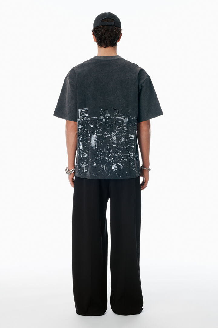 NY Skyline Crystal Hotfix T-Shirt - 4