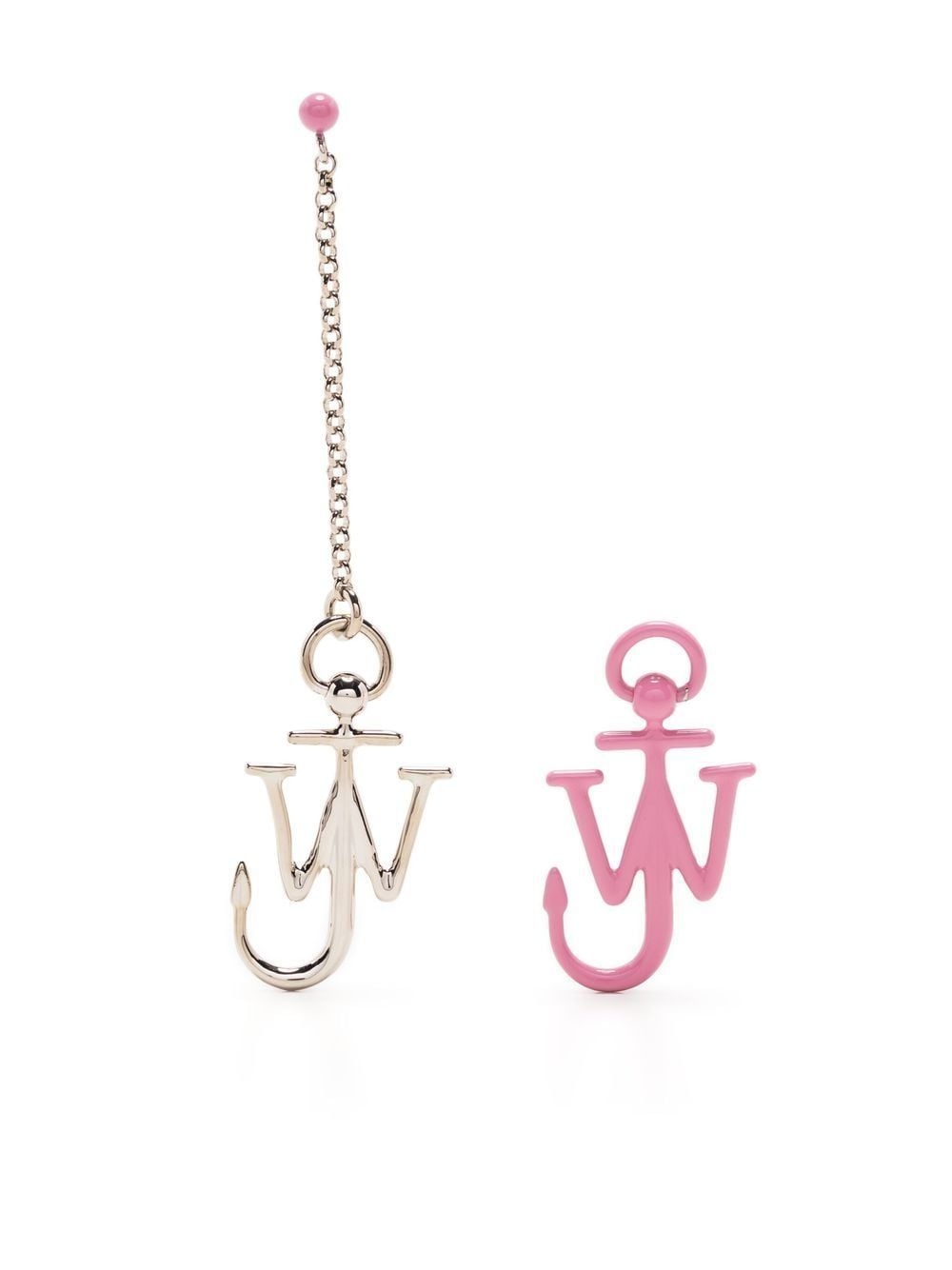 Anchor asymmetric earrings - 1