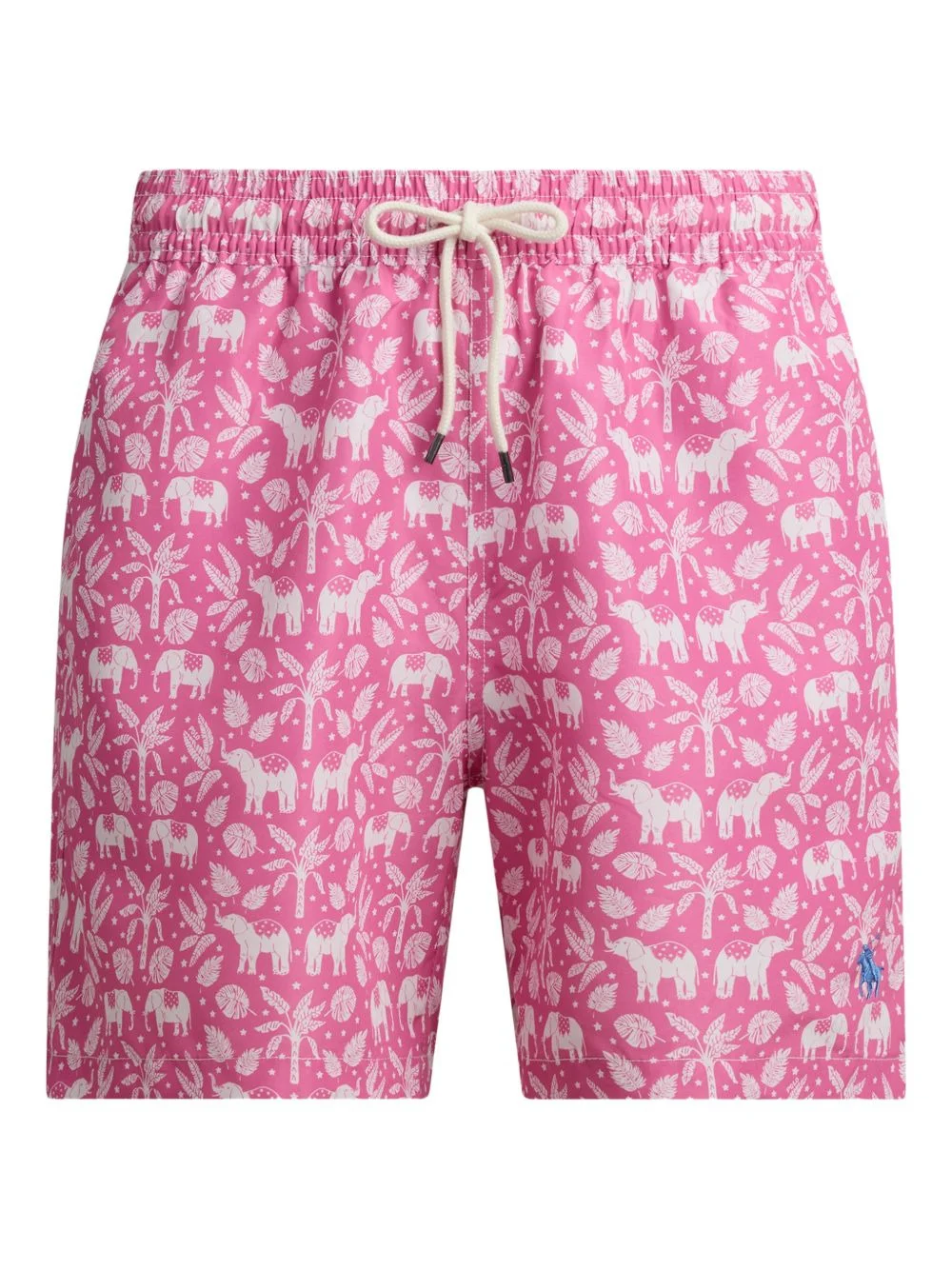 drawstring-fastening swim short - 1