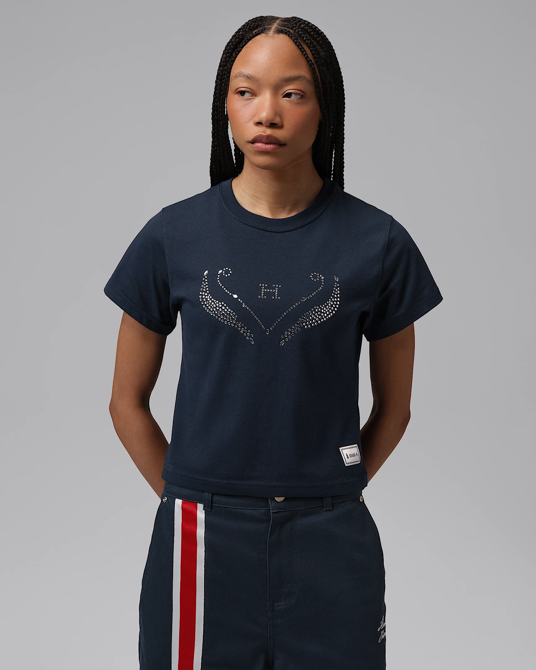 Jordan Brooklyn x Howard University Women's Graphic Girlfriend T-Shirt - 1