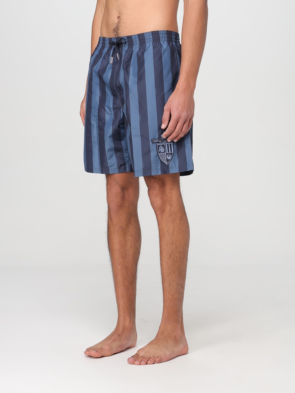 Fendi striped nylon swim shorts - 3