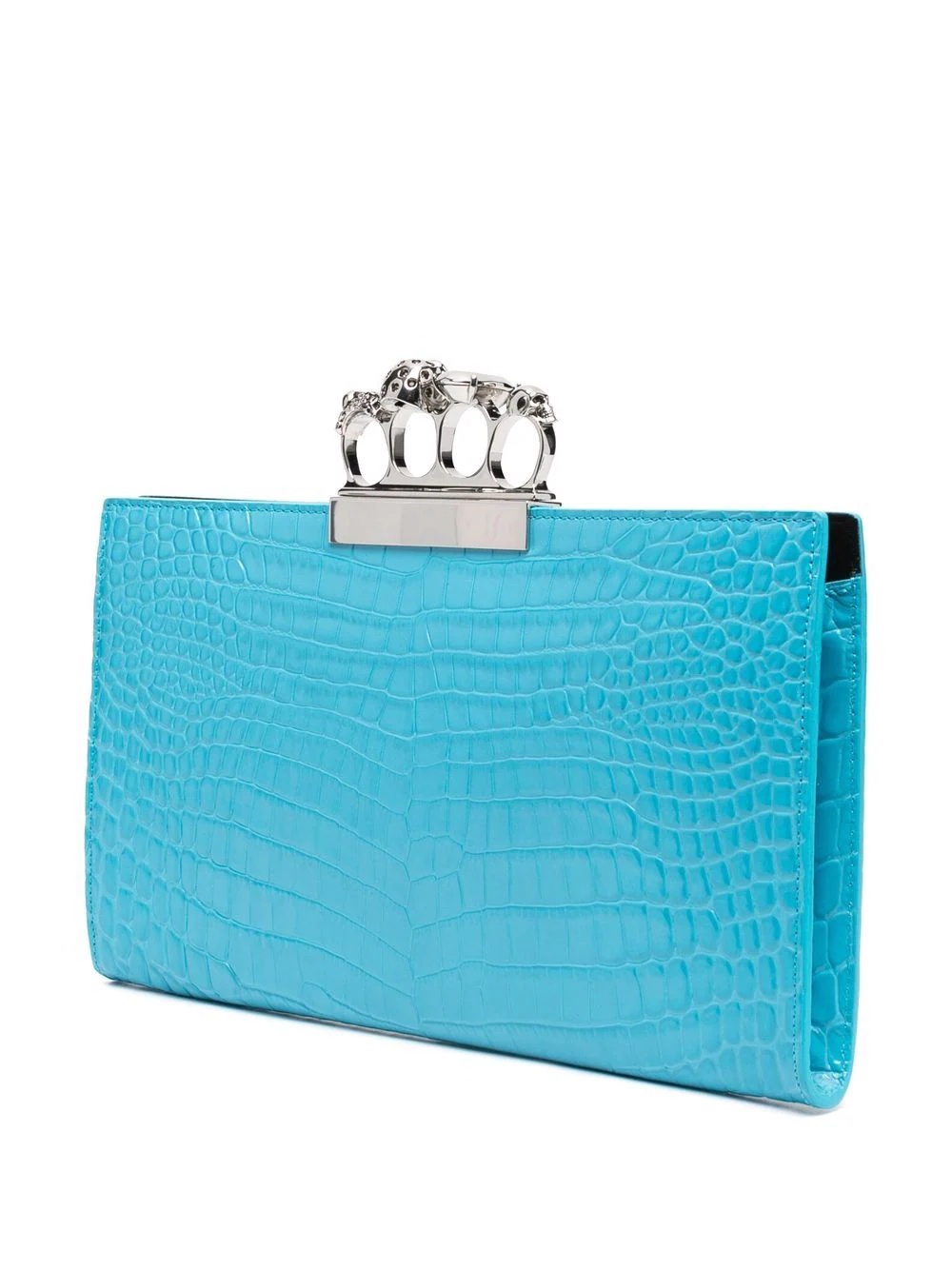 Skull Four Ring clutch bag - 3